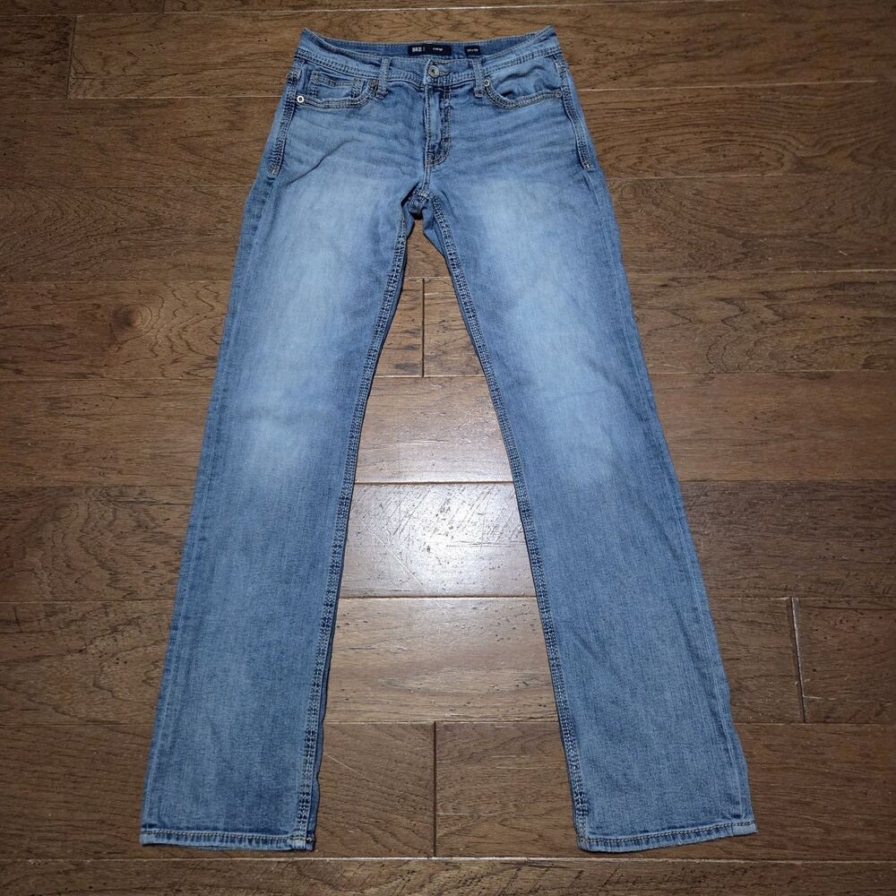 BKE Carter Jeans Men 30x36 Blue Medium Wash Straight Leg Denim Cotton